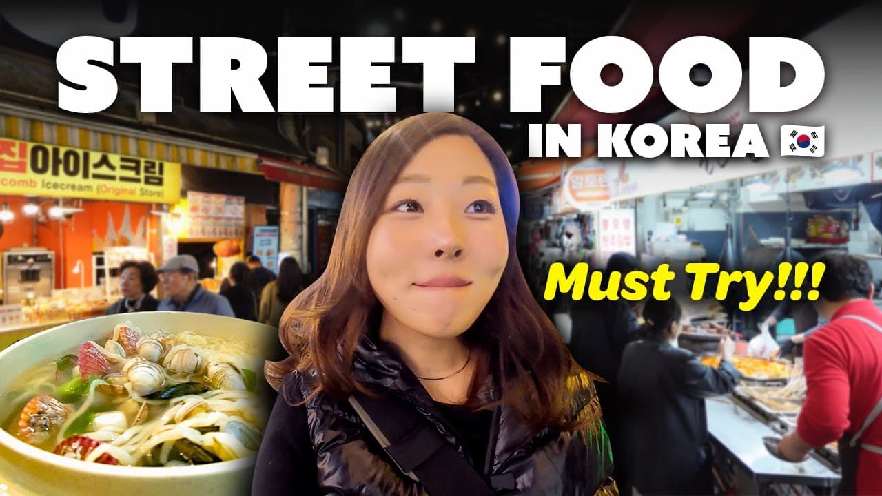 Haeundae Traditional Market - Street Food in Busan