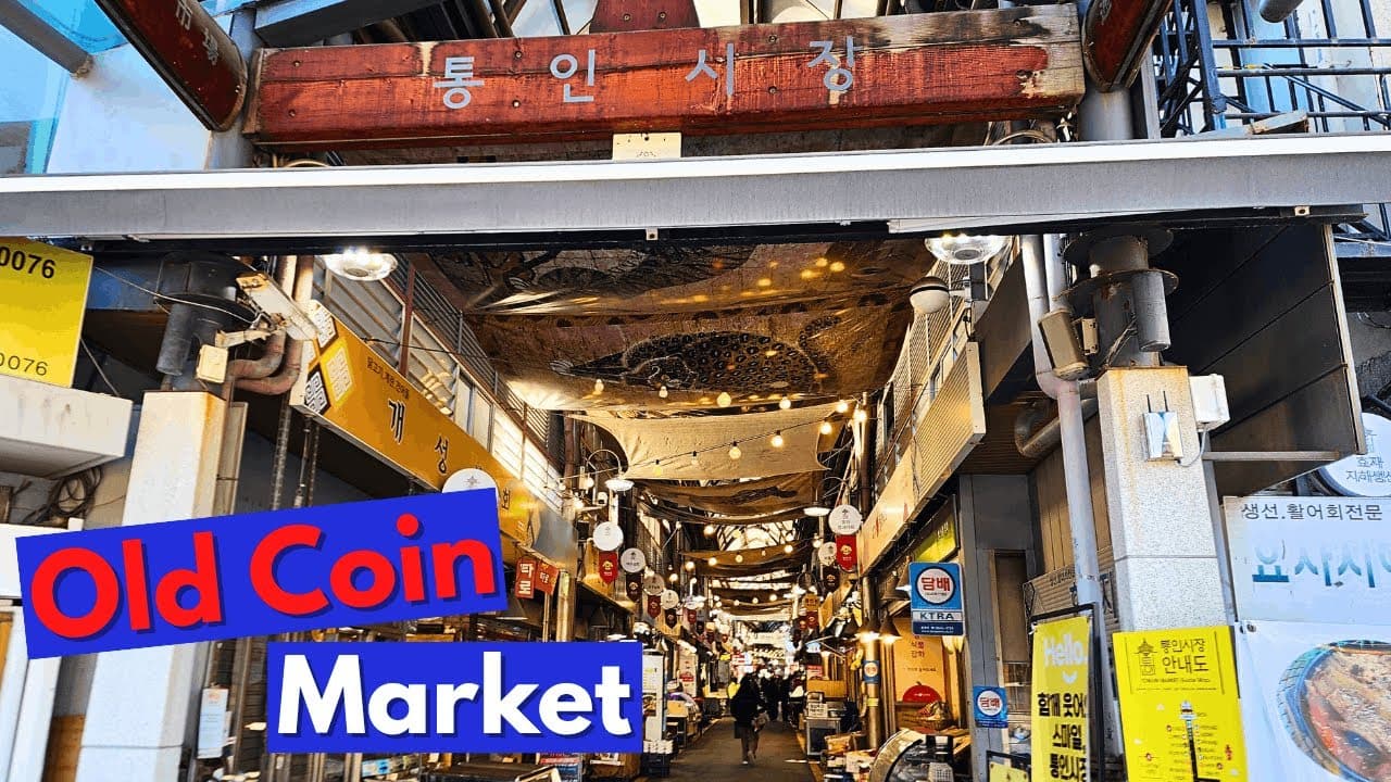 Tongin Market - Street Food in Seoul